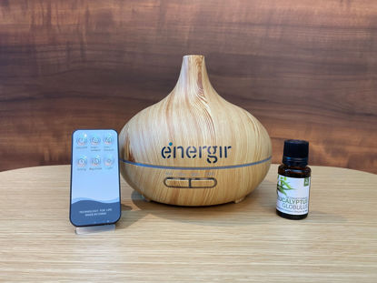 Image de Ensemble diffuseur en bois avec une huile essentielle - Liquidation