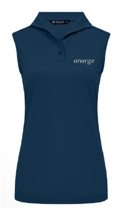 Image de Polo sans manches bleu foncé Levelwear